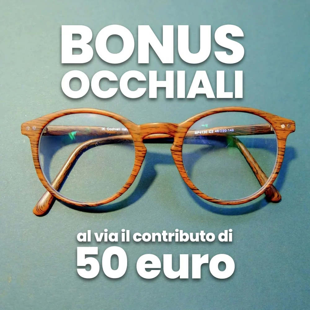 Bonus occhiali: al via il contributo di 50 euro