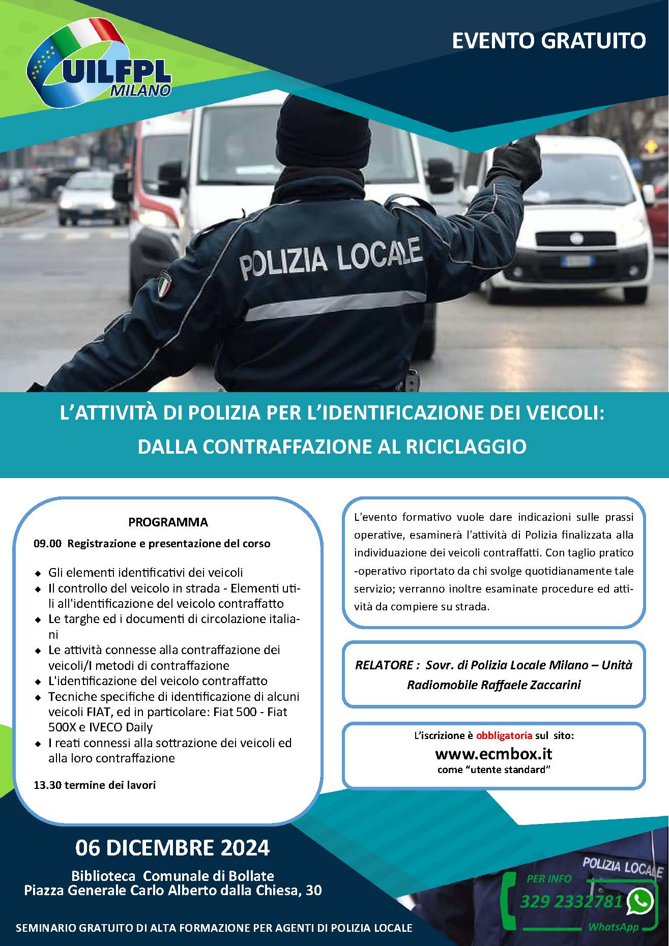 🔵 L’ATTIVITÀ DI POLIZIA PER L’IDENTIFICAZIONE DEI VEICOLI: DALLA CONTRAFFAZIONE AL RICICLAGGIO