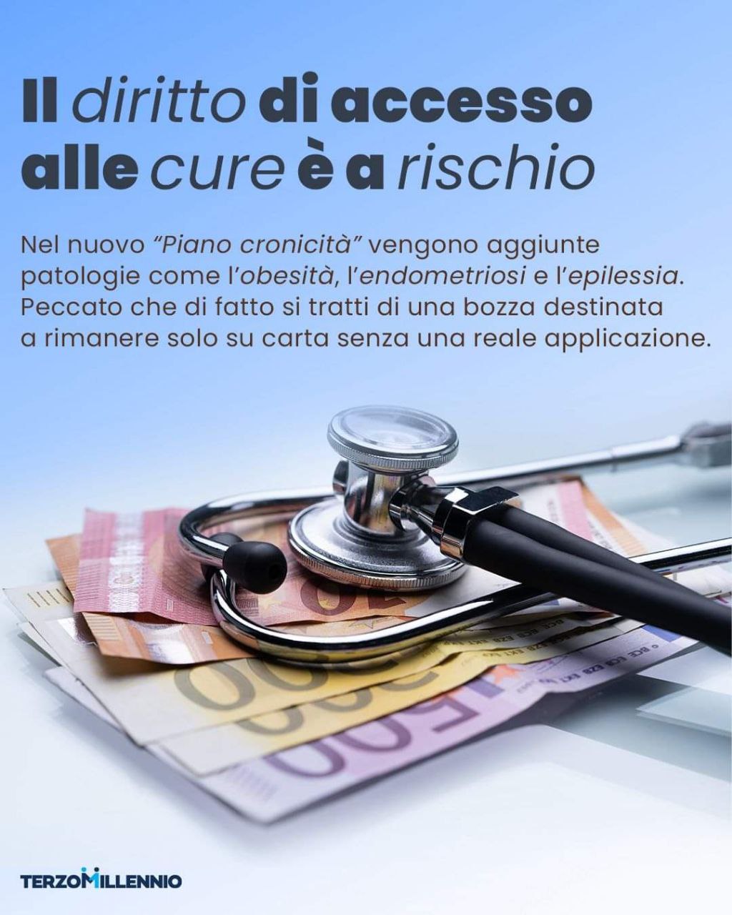 🔵 Il diritto di accesso alle cure è a rischio