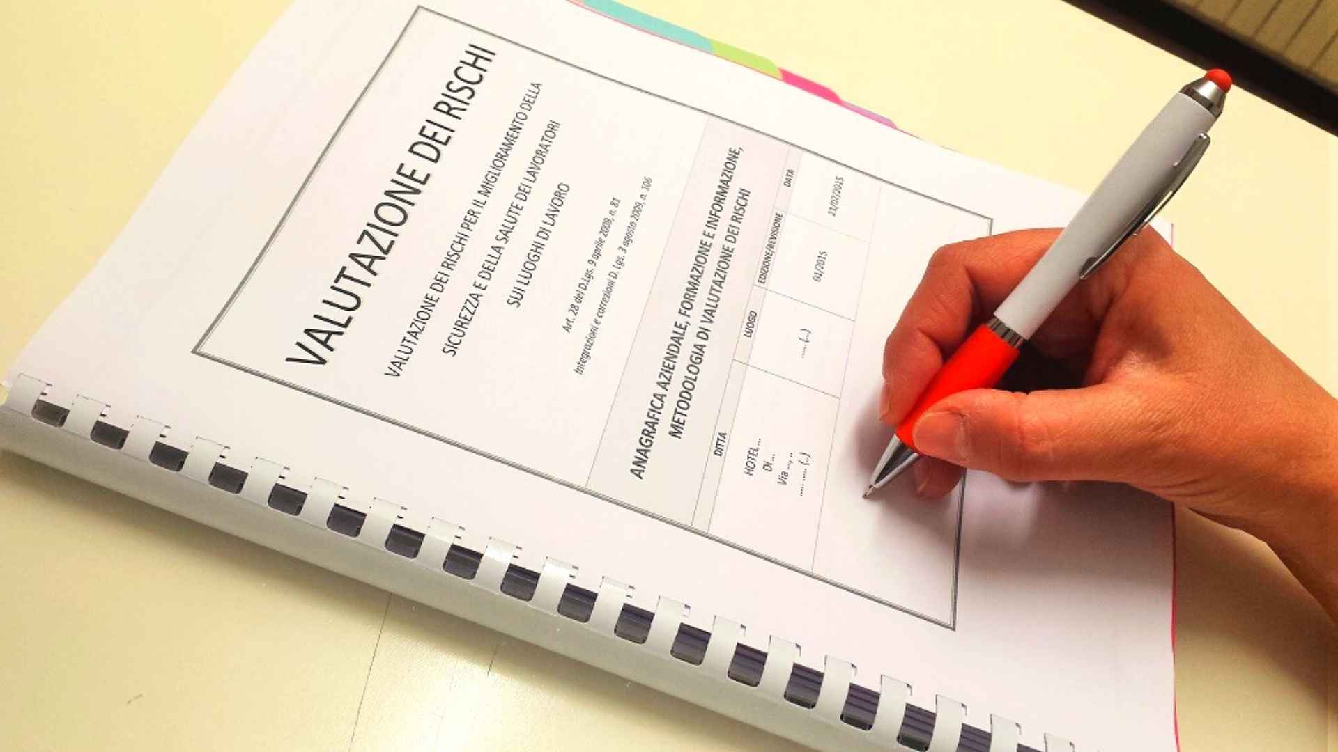 DVR obbligatorio anche in presenza di rischio assente