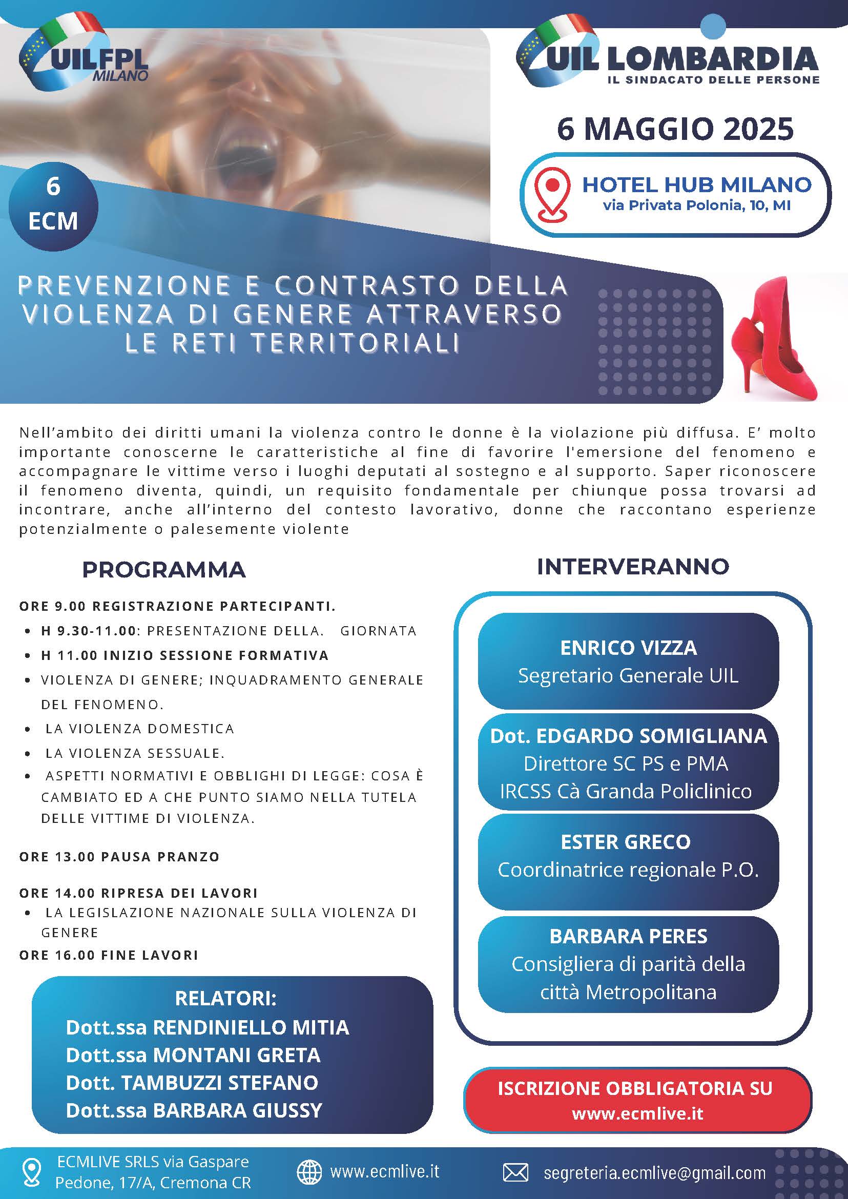 PREVENZIONE E CONTRASTO DELLA VIOLENZA DI GENERE ATTRAVERSO LE RETI TERRITORIALI