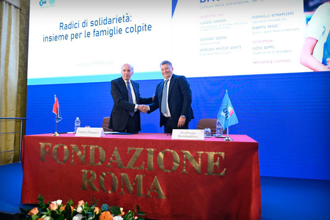 Fondazione Roma e UIL insieme per sostenere i familiari delle vittime sul lavoro
