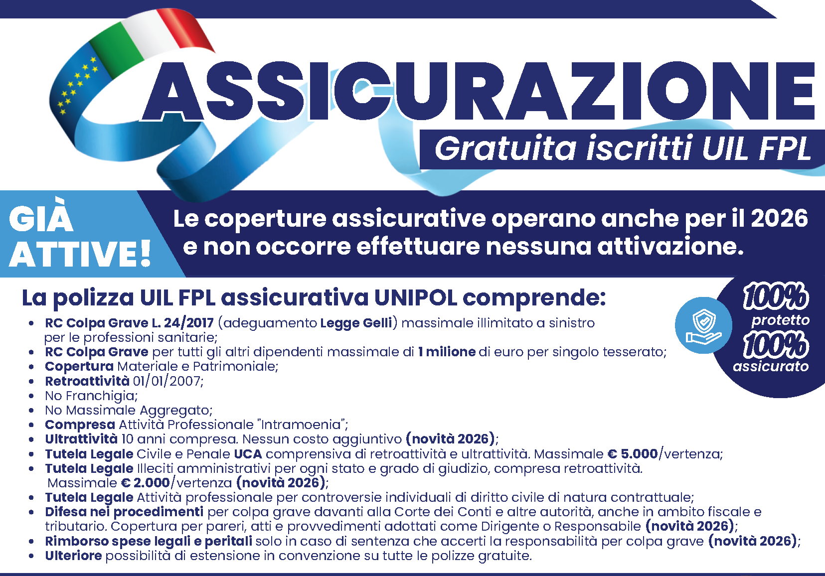 Assicurazioni UIL FPL 2026