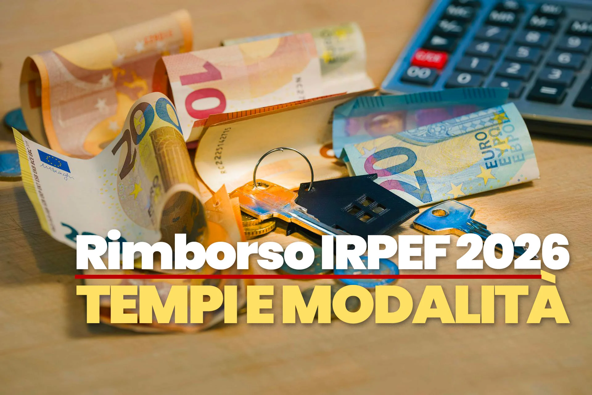 Rimborso IRPEF 2026: tempi e modalità di erogazione