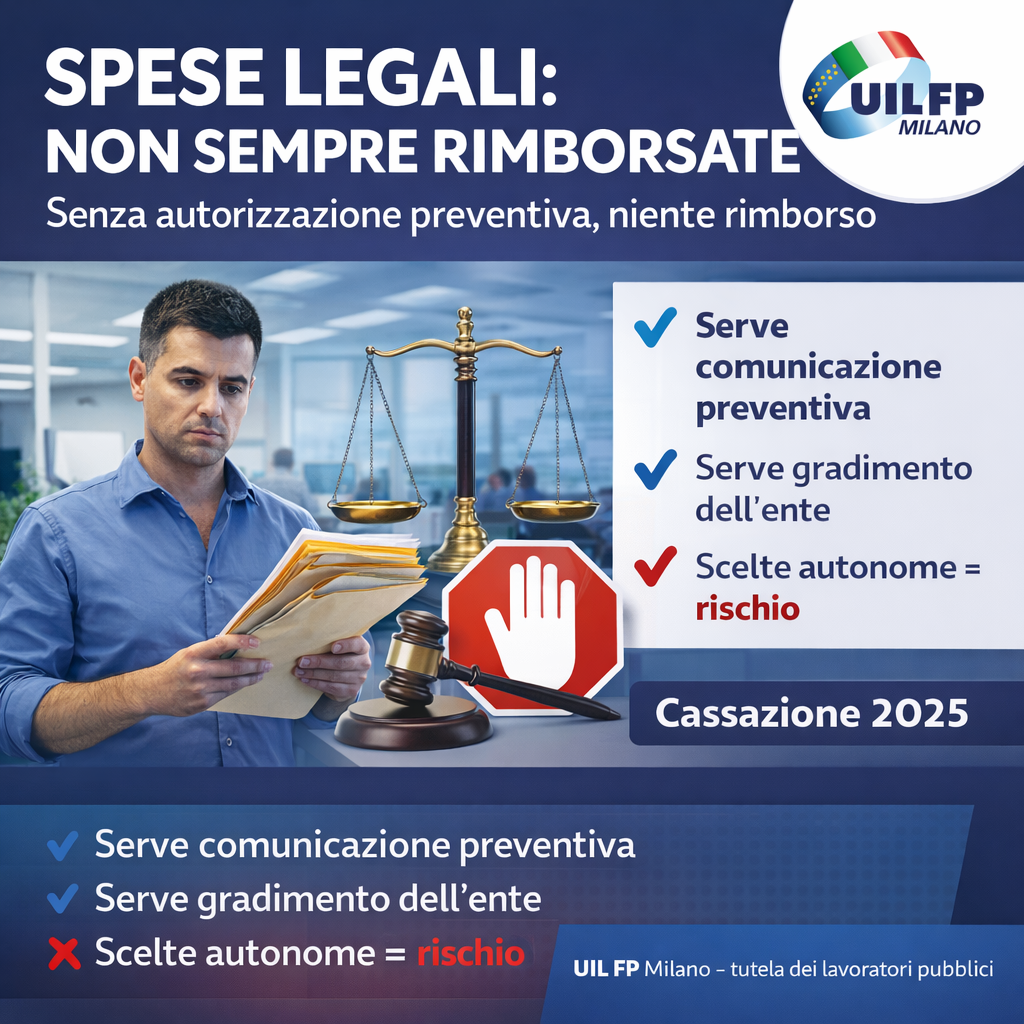 CASSAZIONE – ORDINANZA 31609 DEL 3/12/2025 RIMBORSO SPESE LEGALI NON SEMPRE UN DIRITTO