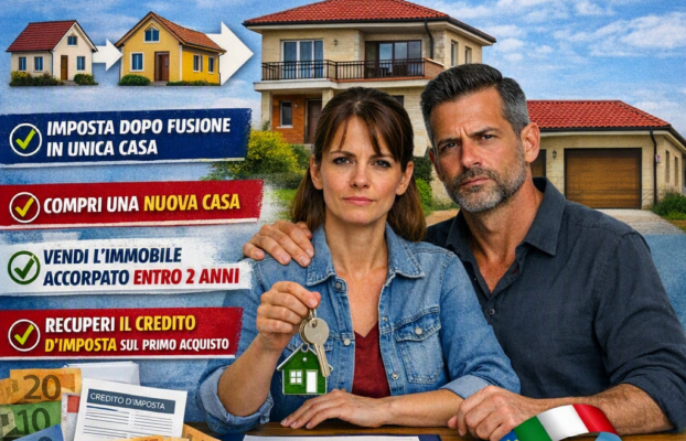 Prima casa: nuove agevolazioni anche dopo l’unione di due immobili