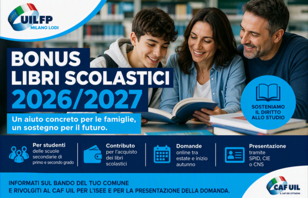 Bonus libri scolastici 2026/2027: sostegno alle famiglie per l’acquisto dei testi scolastici